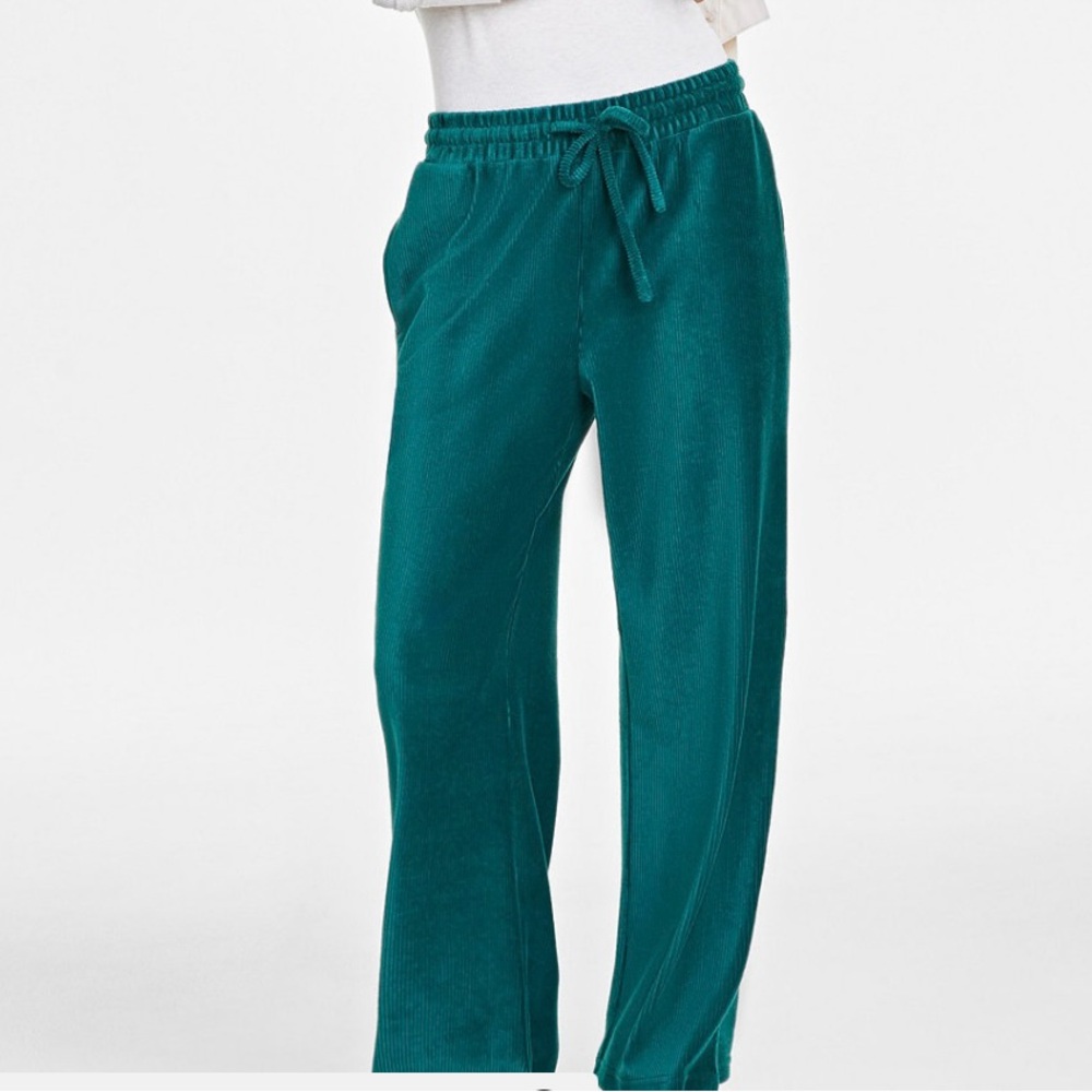 Teal Velour Lounge Pants